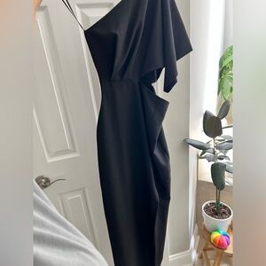 Vesper, black cutout dress, size 6